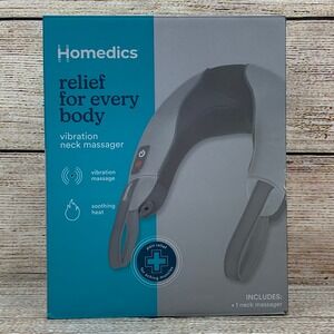 Homedics Vibration Neck Massager Soothing‎ Heat Comfort Flex Handles Open Box